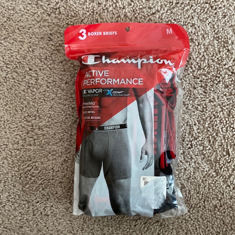 M 3 Boxer Briefs Champion